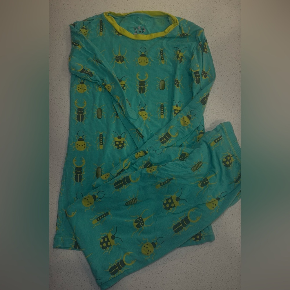 KicKee Pants size 8 Beetle pajamas